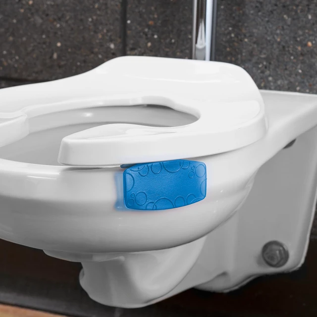 Alt view image 6 of 7 - Eco Bowl Clip Air Freshener, Cotton Blossom, Blue, 12 Pack Natural Oils, Made in USA, Rim Toilet Tank Trash Cabinet, Air & Trash and Bathroom Freshener, Lasts 30 Days, Chemical Free