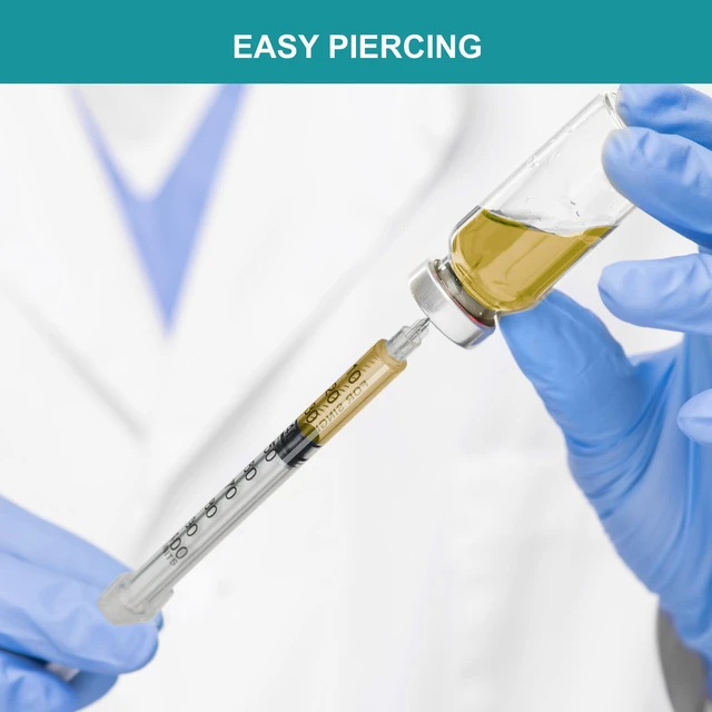 Alt view image 6 of 7 - U-100 0.5ml syringes with 30G needle - 30 gauge 5/16 inch syringe, 100Pack scale in 50 units, 0.5 ml / 0.5cc lab syringes, Pack of 100