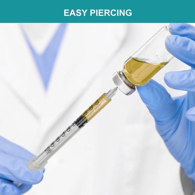 Alt view image 6 of 7 - U-100 syringes with needle - 1ml 31G (31 gauge) 5/16 inch syringe with needles scale in 100 units, 1 ml / 1cc lab syringes, Pack of 30 (30 Pcs)