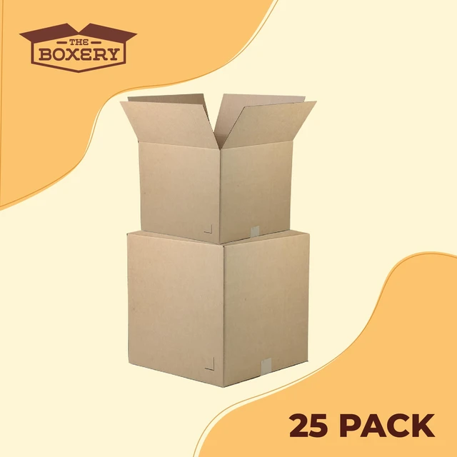 Alt view image 4 of 7 - Moving Boxes 25-Pack Medium | 18x14x12 inch Durable ECT 32 Corrugated Shipping Boxes for Mailing, Packing, Moving, and Storage Recyclable and Made in the USA