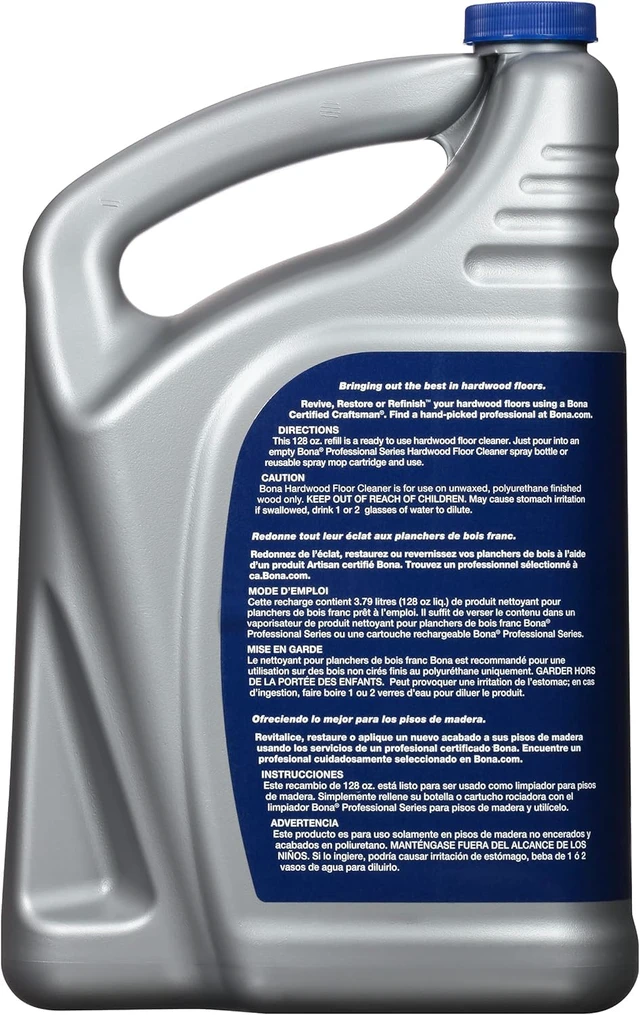 Alt view image 2 of 2 - Professional Series Hardwood Floor Cleaner Refill, 128 Fl Oz