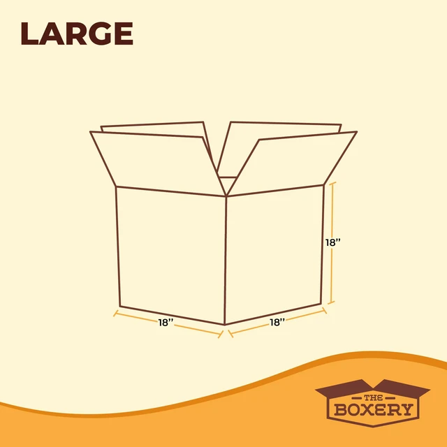 Alt view image 3 of 7 - Moving Boxes 15-Pack Large | 18x18x18 inch Durable ECT 32 Corrugated Shipping Boxes for Mailing, Packing, Moving, and Storage Recyclable and Made in the USA