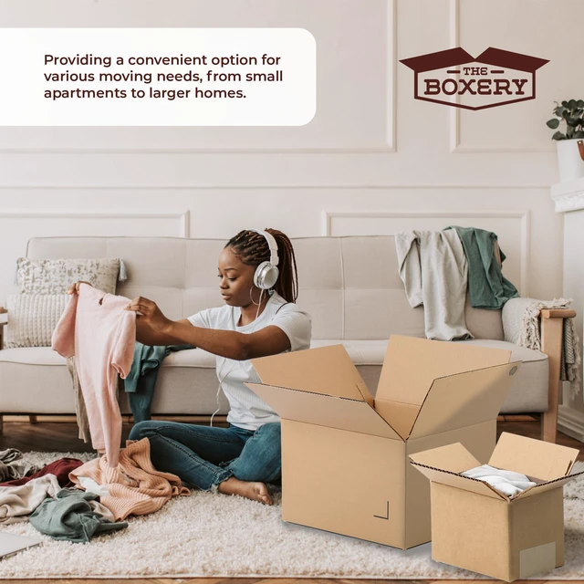 Alt view image 6 of 7 - Moving Boxes 10-Pack Larger | 20x20x20 inch Durable ECT 32 Corrugated Shipping Boxes for Mailing, Packing, Moving, and Storage Recyclable and Made in the USA