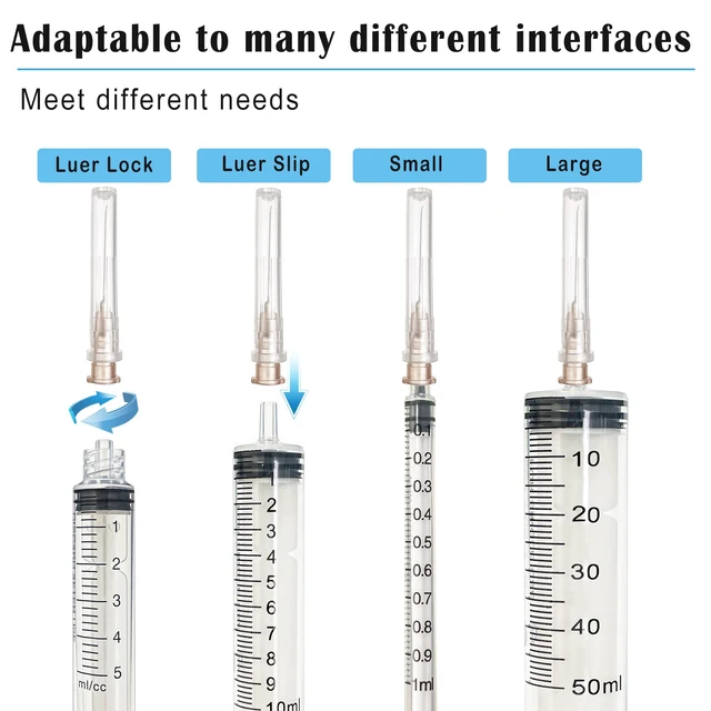 Alt view image 4 of 7 - 100pcs 26Gauge 1inch Luer Lock Refilling Inks, Individually Wrapped