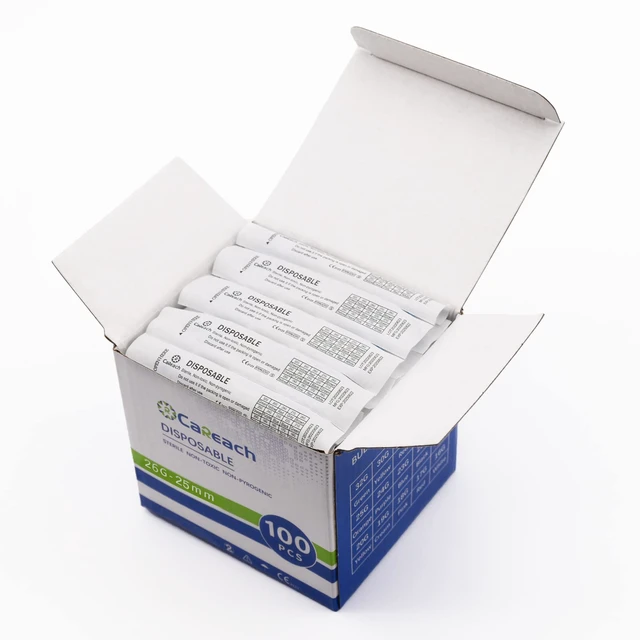 Alt view image 6 of 7 - 100pcs 26Gauge 1inch Luer Lock Refilling Inks, Individually Wrapped