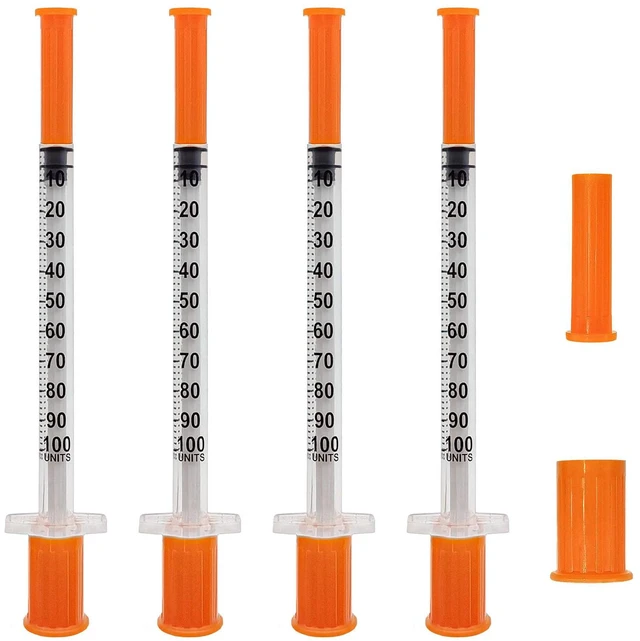 Main image of 100PCS 1mL/cc 30 Ga 5/16in (8mm),Individually Wrapped,Single Use