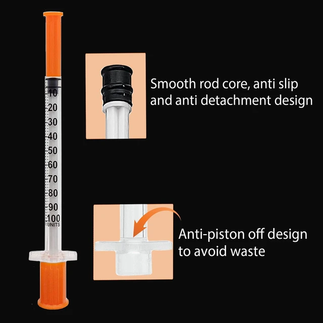 Alt view image 3 of 6 - 100PCS 1mL/CC 31Ga 5/16in (8mm),Individually Wrapped,Single Use