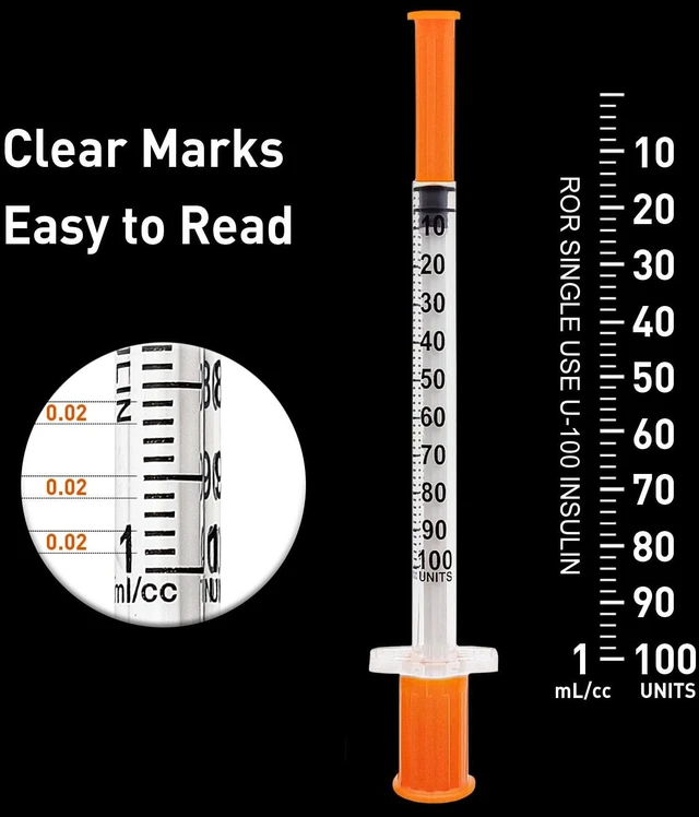 Alt view image 4 of 6 - 100PCS 1mL/CC 31Ga 5/16in (8mm),Individually Wrapped,Single Use