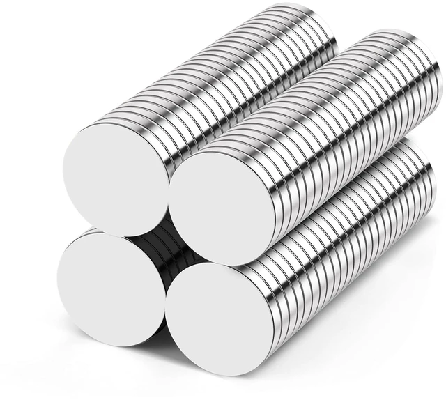 Main image of 100Pcs Strong Rare Earth Magnets, 20x2mm Neodymium Magnet Round Fridge Magnets, Powerful for Fridge, DIY, Building, Scientific, Craft, and Office