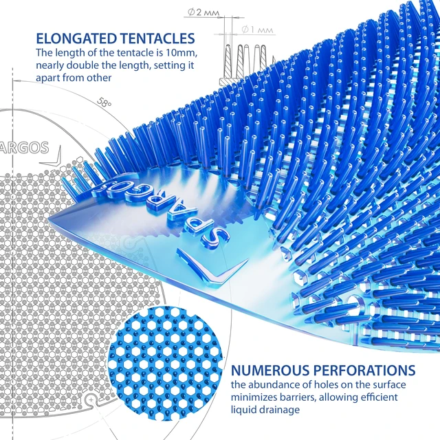 Alt view image 3 of 7 - Urinal Screen Deodorizer, 24 Pack Blue Cakes 24 anti-splash urinal cakes, blue spectrum, 3D wave. Odor control for office, stadium, school restrooms. Gloves incl