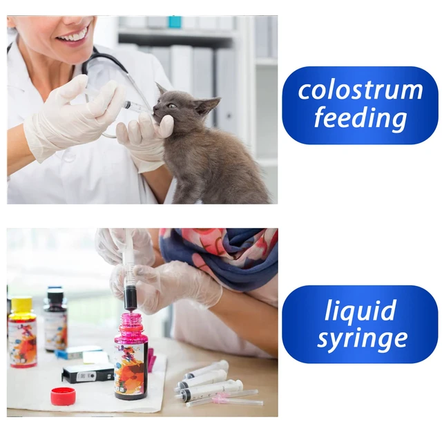 Alt view image 5 of 6 - 500 Pack 1ml Syringe with Cap for Liquid, 1cc Plastic Small Syringes without Needle with Cover, Non-Sterile, No Needle