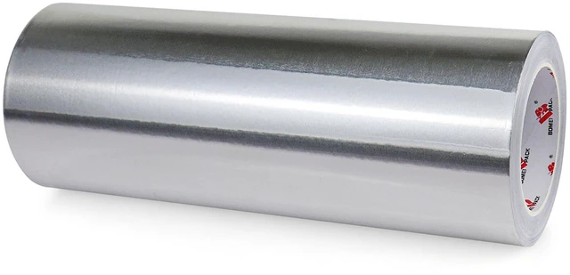 Main image of Aluminum Foil Tape,Heavy Duty Metal Foil,High Temperature Silver Duct Tape,Perfect for Sealing & Patching,HVAC,Air Ducts,Insulation and Metal Repair (12 Inch)