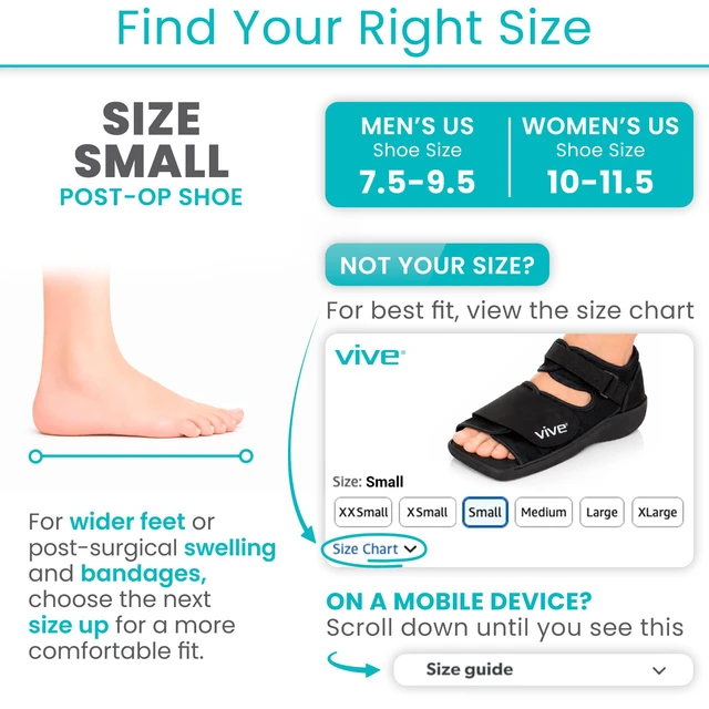 Alt view image 3 of 7 - Post Op Shoe - Lightweight Medical Walking Boot with Adjustable Strap Orthopedic Recovery Cast Shoe for Post Surgery, Fractured Foot, Injured Toes, Stress Fracture, Sprains - Left or Right Foot