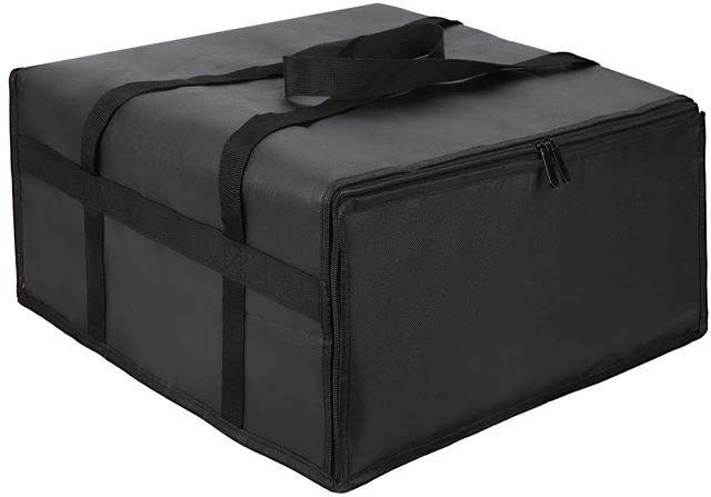 Main image of 24'x24'x14' Pizza Carrier Insulated Bags Large for Deliveries, Insulated Pizza Carrier Delivery Bag Food Bag for Personal and Professional Use, Black 4, 24W x 24D x 14H