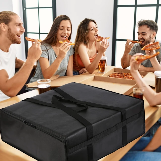 Alt view image 7 of 7 - Pizza Bag for Delivery Bag Pizza Carrier Insulated Bags 20x20 inch inches for Deliveries, 20 in Food Bag for Personal and Professional Large Insulated Bags for Food Delivery