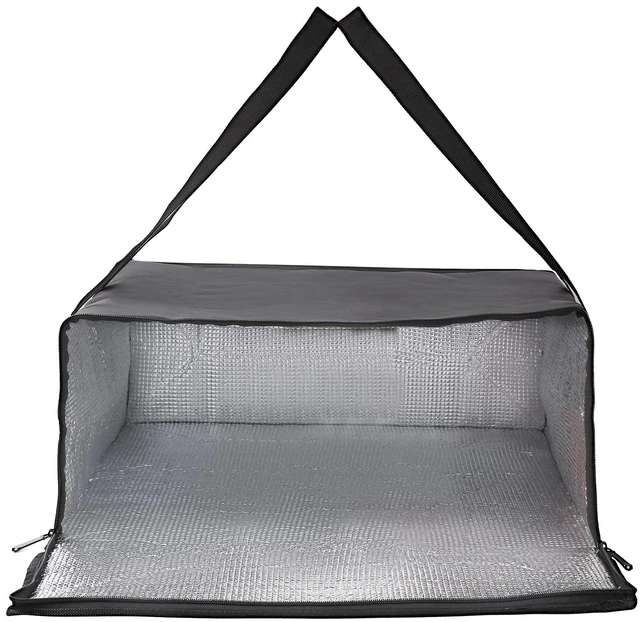 Alt view image 4 of 7 - Pizza Bag for Delivery Bag Pizza Carrier Insulated Bags 20x20 inch inches for Deliveries, 20 in Food Bag for Personal and Professional Large Insulated Bags for Food Delivery