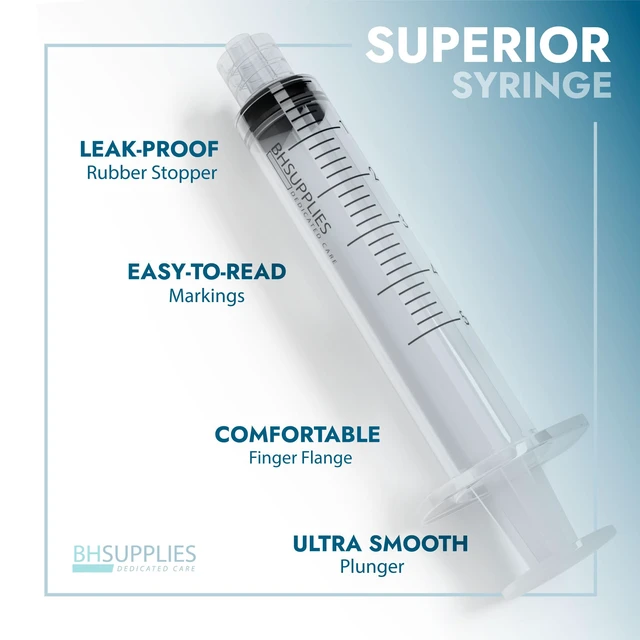 Alt view image 3 of 4 - 1ml Luer Lock Tip Syringes (No Needle) - Sterile, Individually Wrapped - 100 Syringes
