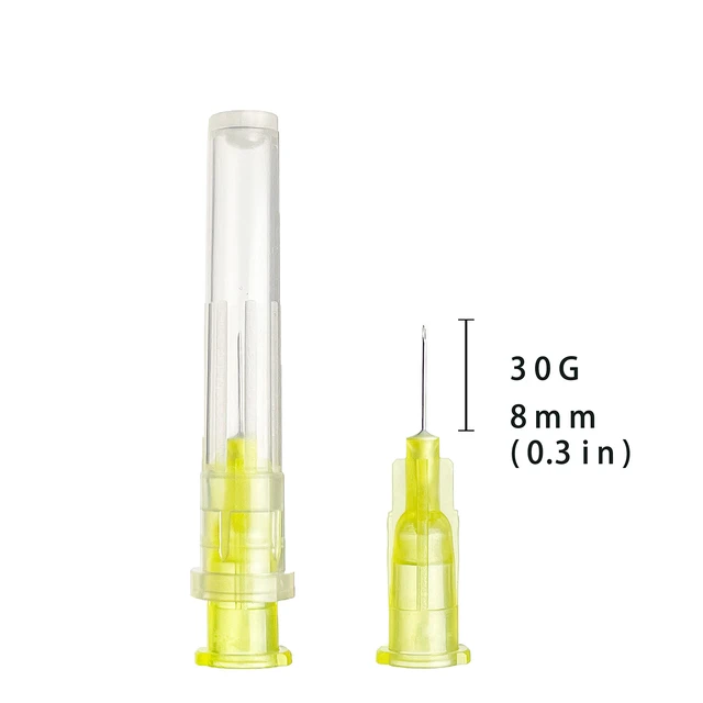 Alt view image 3 of 7 - 100pcs 30Ga 5/16inch Luer Lock Refilling Inks, Individually Wrapped