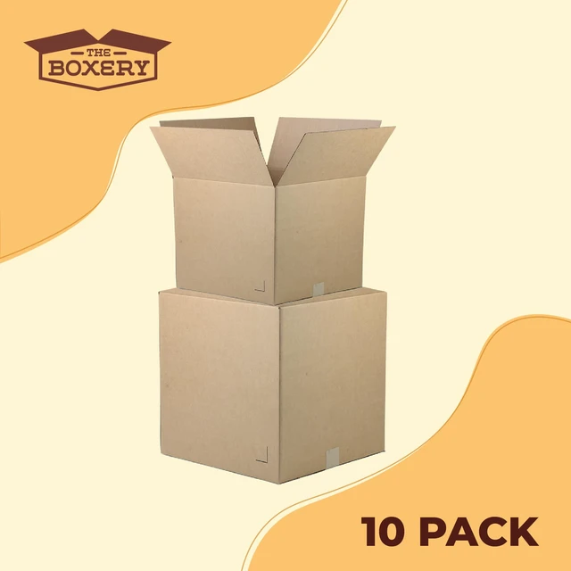 Alt view image 3 of 7 - Moving Boxes 10-Pack Larger | 20x20x20 inch Durable ECT 32 Corrugated Shipping Boxes for Mailing, Packing, Moving, and Storage Recyclable and Made in the USA