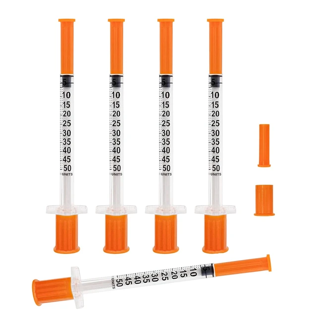 Main image of 36PCS 0.5mL/CC Syringe with 31G 5/16in Needle,Individually Wrapped