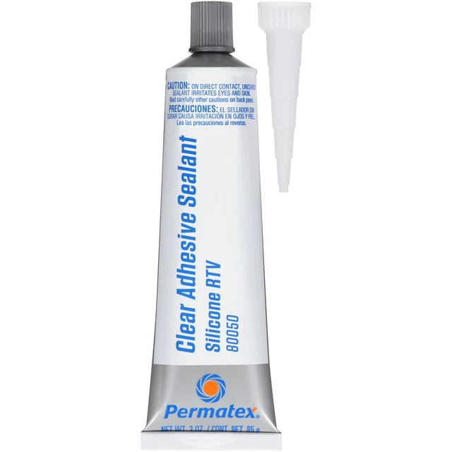 Alt view image 4 of 7 - 80050 Clear RTV Silicone Adhesive Sealant, 3 oz (Pack of 2)