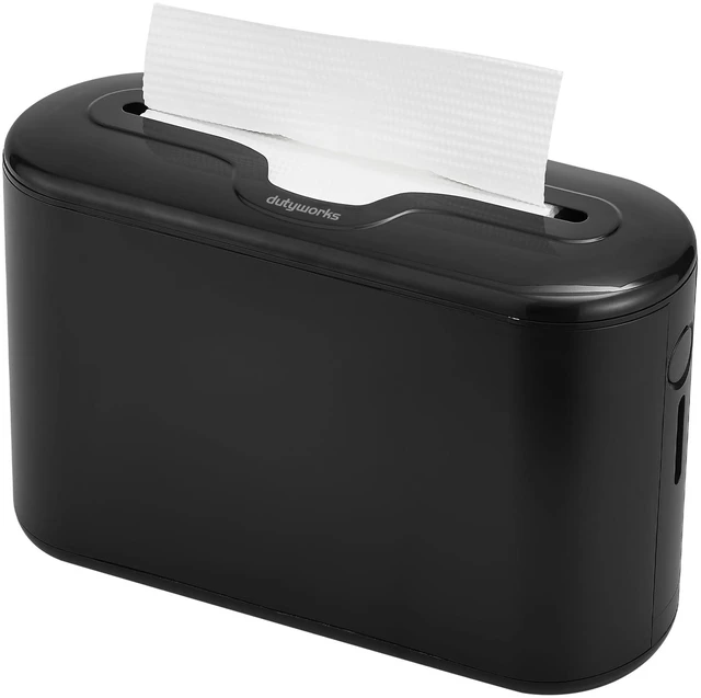 Main image of Multifold Paper Towel Dispenser Countertop, Black Non-Slip ABS Base, Fits Trifold, C-Fold and Z-Fold Towels, For Bathrooms, Kitchens and Commercial Use