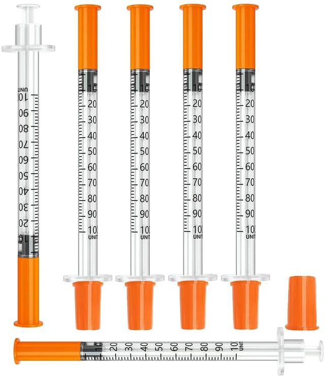 Main image of 1ml 31G 1/4" (6mm) Lab Syrings, Individually Wrapped, Box of 100