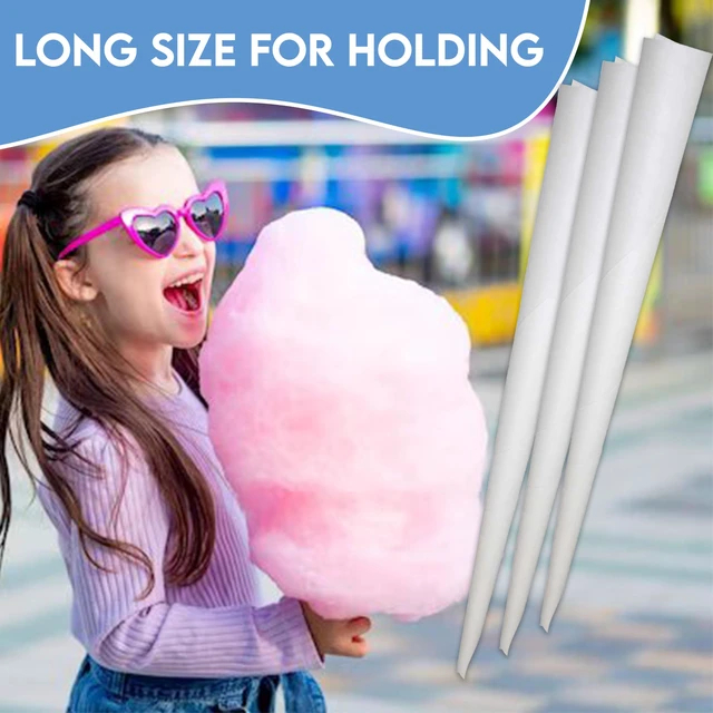Alt view image 5 of 7 - PW Cotton Candy Cone 100ct Cotton Candy Cones 100ct