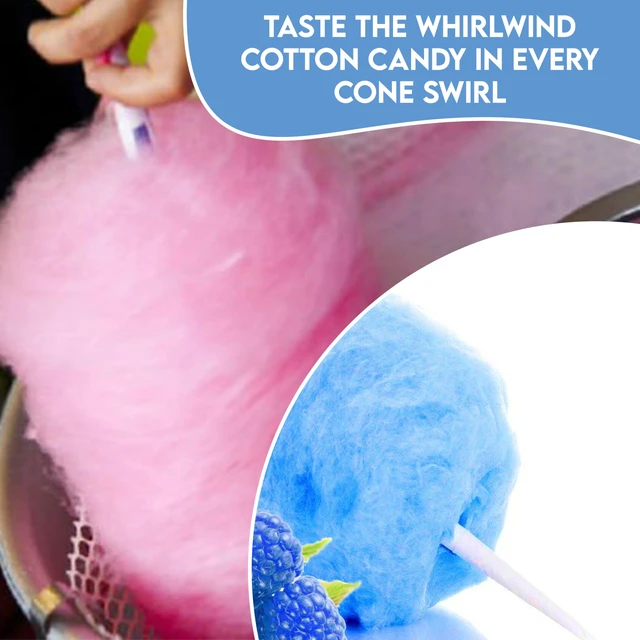 Alt view image 7 of 7 - PW Cotton Candy Cone 100ct Cotton Candy Cones 100ct