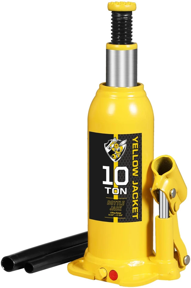 Main image of 10 Ton Muti-Directional Welded Bottle Jack (20,000lb), Horizontal Bottle Jacks Use for Car, Pickup, Truck, RV, Auto Repair, Hydraulic Bottle Jack