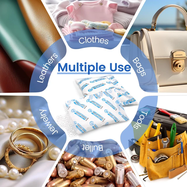 Alt view image 5 of 6 - 30p 20g Silica Gel Packets, Dessicant Packs, Moisture Absorber Bag
