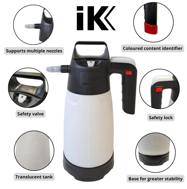 Alt view image 3 of 6 - Multi Pro 2 360º Acid-Resistant Pump Sprayer 360º Spray System Translucent Tank Wide Filling Mouth Safety Valve 50 oZ Pressure Sprayer