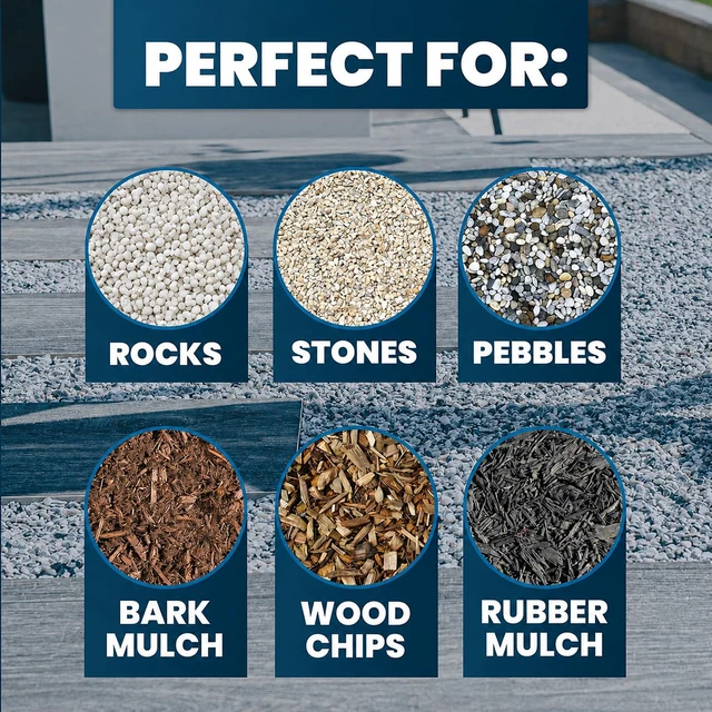 Alt view image 6 of 7 - Easihold Rock & Mulch Glue for Landscaping - Gravel Glue Binder Non-Toxic Mulch and Bark Adhesive, Pet Safe, 107 sqft Coverage, Lockdown Clear Gravel/Pebbles/Stones Stabilizer (1 Gallon)