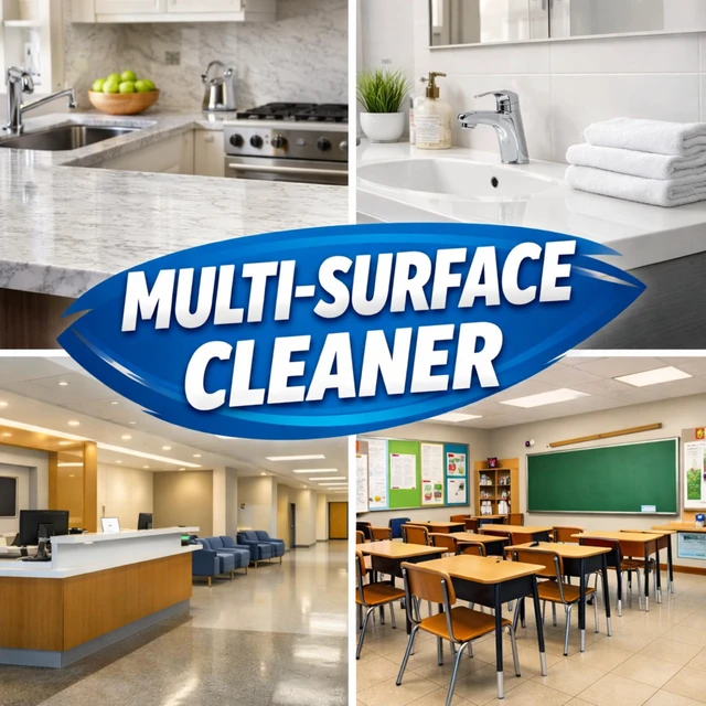 Alt view image 7 of 7 - Diversey All Purpose Disinfectant Cleaner, 1 Gallon, 2 Pack Multi Surface Use, Odor Control, Ready To Use, Lemon Scent, One Step Daily Cleaning