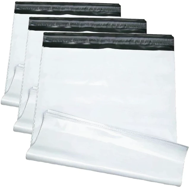 Main image of 17.7 X 22 Inches White Poly MailersLarge Self-Sealing Shipping Bags 10 Pcs (Pack of 3)