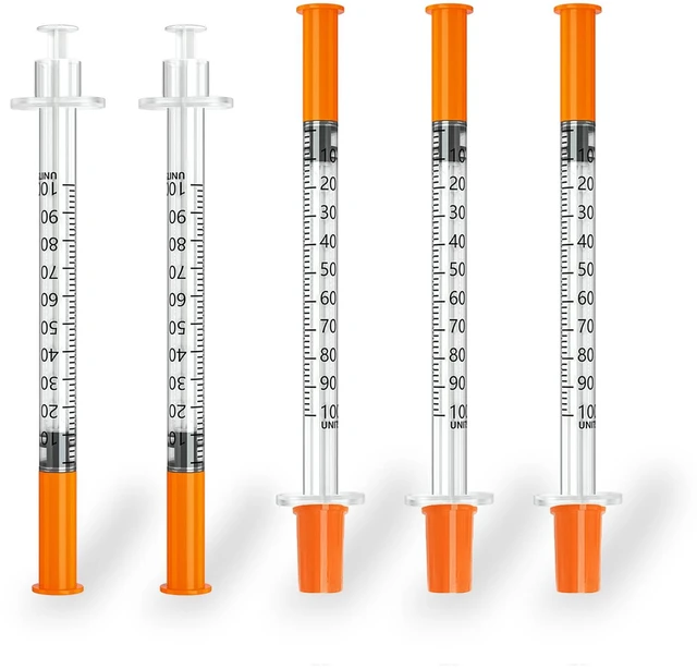 Main image of 1ml 30G 5/16" (8mm) Lab Syrings, Individually Wrapped, 100 Pack
