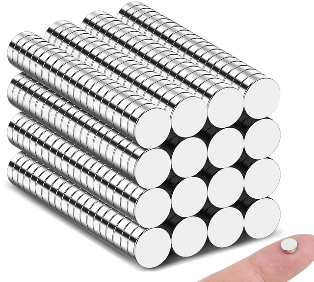 Main image of 320Pcs Small Neodymium Magnets, 6x2mm Small Rare Earth Magnet Mini Magnets for Whiteboard, Office, School, STEM Measurement Kit, 3D Printing, Science Experiments