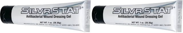 Main image of First Aid Kit Gel, 32 PPM Silver Healing Wound Dressing Gel, SilverSol AgO Particles, 1 oz (Pack of 2)