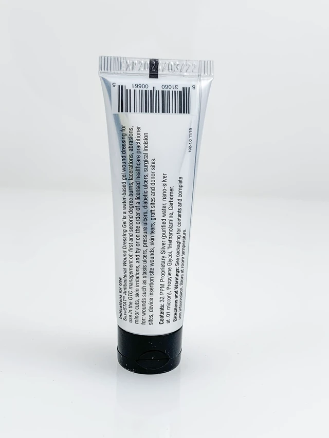 Alt view image 6 of 7 - First Aid Kit Gel, 32 PPM Silver Healing Wound Dressing Gel, SilverSol AgO Particles, 1 oz (Pack of 2)