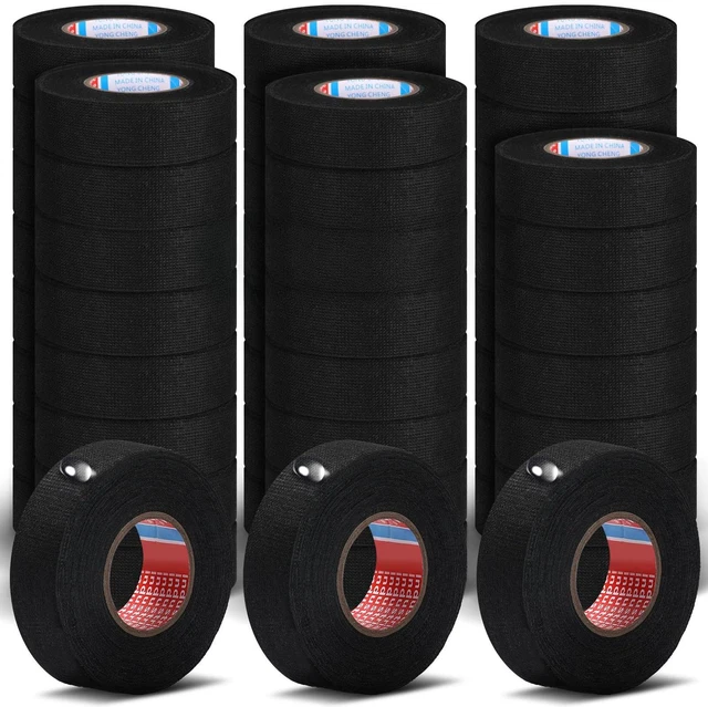 Main image of Cloth Electrical Wiring Harness Tape, 50 Roll, 3/4 Inch X 49.2 ft Electrical Insulation, Heat Resistant Fabric, Prevents Wiring Abrasion, Engine Bay Harness Wrap, Flexible Protective Cloth