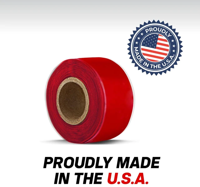 Alt view image 7 of 7 - Rescue Tape, Self-Fusing Silicone Repair Tape, 1 in x 36 ft, White Self-Fusing Silicone Tape, Waterproof Seal, Leak Repair, Heat Resistant, Electrical Insulation