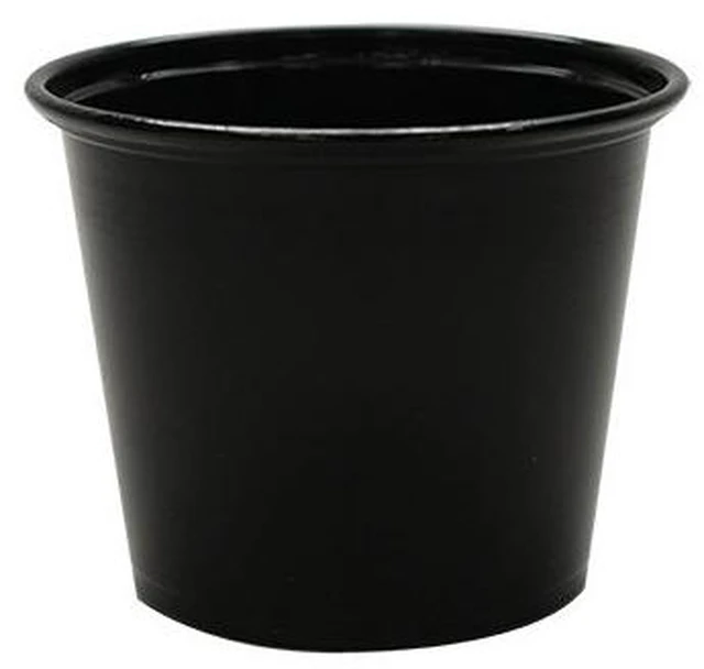 Main image of FP-P550-PPB 5.5 oz. PP Portion Cups - Black (Case of 2500)
