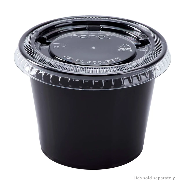 Alt view image 2 of 7 - FP-P550-PPB 5.5 oz. PP Portion Cups - Black (Case of 2500)