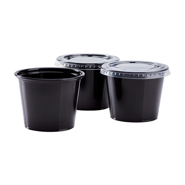 Alt view image 5 of 7 - FP-P550-PPB 5.5 oz. PP Portion Cups - Black (Case of 2500)