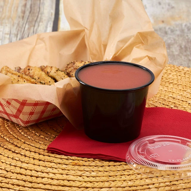 Alt view image 6 of 7 - FP-P550-PPB 5.5 oz. PP Portion Cups - Black (Case of 2500)