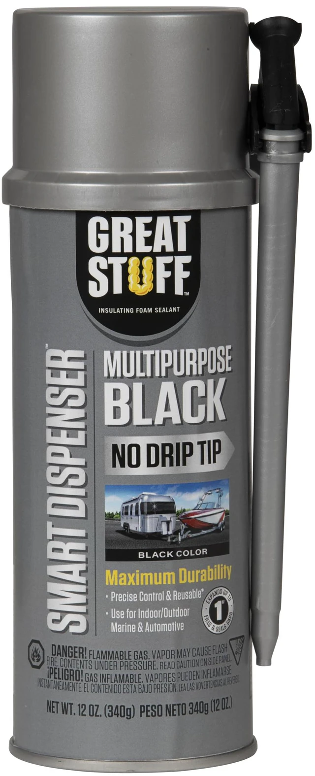 Main image of 99112876 Smart Dispenser Multipurpose Black, 12 Oz