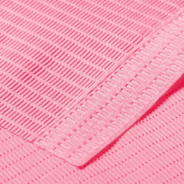 Alt view image 7 of 7 - 125 Pack Dental Bibs, Pink Dental Bibs Disposable 3-Ply Patient Bib 13" x 18", 2-Ply Paper 1-Ply Film, for Medical Tray Covers