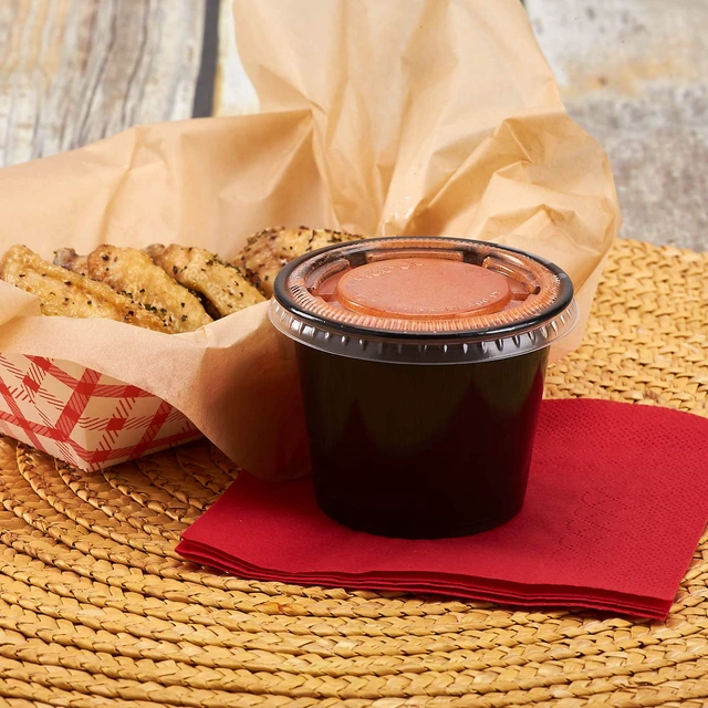 Alt view image 7 of 7 - FP-P550-PPB 5.5 oz. PP Portion Cups - Black (Case of 2500)