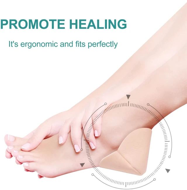 Alt view image 2 of 7 - Heel Foam Dressing, Non-Adhesive Hydrophilic Pads, Highly Absorbent 5.5 x 4 in Pack of 5 Waterproof Dressing for Wound Care
