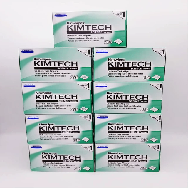 Alt view image 2 of 3 - Professional QLZSTWUH Kimtech Science KimWipes Delicate Task Wipers, 4.4 x 8.4 in. 1-ply, 9 Box of 280